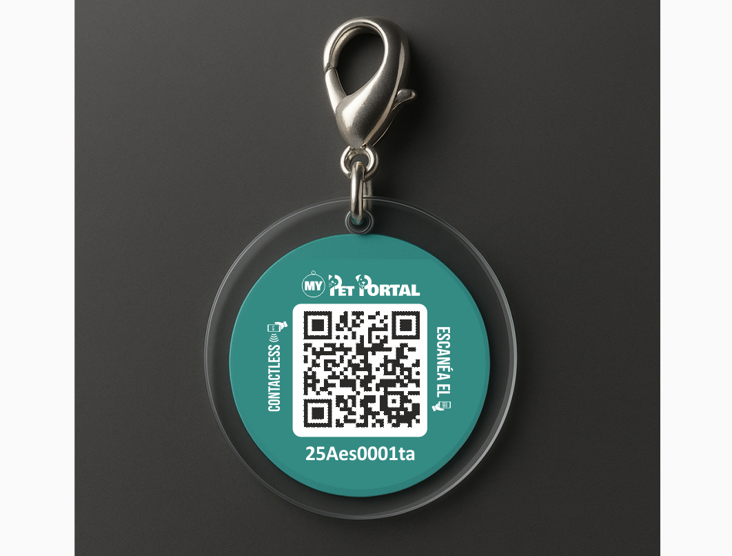 Medalla con QR pequeña