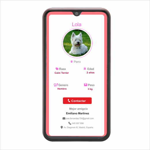 Perfil de mascota